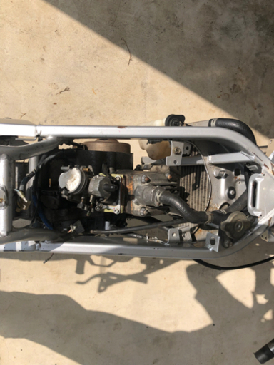 NSR50 後期 ミニラジエーター シフトアップトップブリッジ・ステム 三又  NSR80 エイプ NS モンキー ゴリラ カブ ）