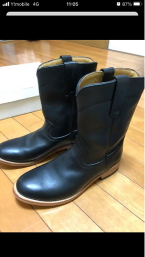 エンジニアブーツ　本革