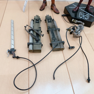 進撃の巨人 フィギュア ミカサ・アッカーマン リヴァイ兵長の画像