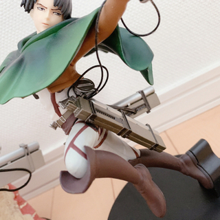 進撃の巨人 フィギュア ミカサ・アッカーマン リヴァイ兵長の画像