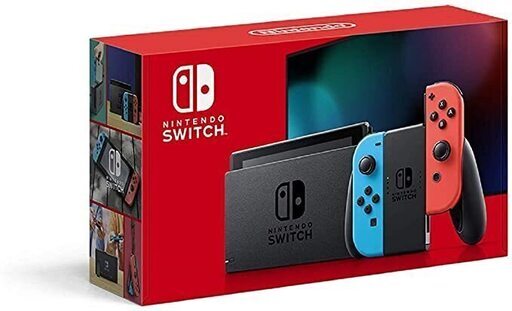 【ケース付き】Nintendo Switch ネオンブルー/ネオンレッド 本体 💛美品💛Nintendo Switch 本体【Joy-Con(L) ネオンブルー/(R) ネオン