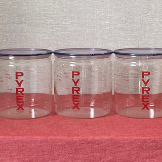 PYREX　　耐熱ガラス保存容器　　パイレックス　　直径約15c...