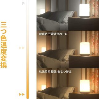 【新品・未使用】ベッドサイドランプの画像