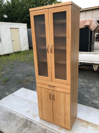 神奈川県限定 配送員設置 食器棚 木製 ニトリ 木目調