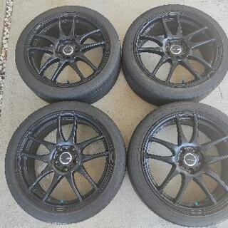 値下げ！WORK EMOTION CR極 18インチ 7.5j +47 114.3 5穴 POTENZA　S001　225/40R18 マットブラック　ポテンザ　ワーク