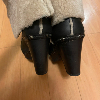 超美品！革　ブーツ！　温かい！の画像