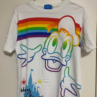 ディズニーランド/ディズニーシー限定Tシャツ ドナルド Happ...