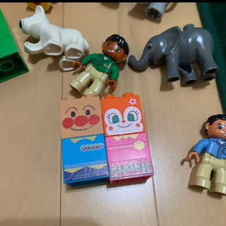 LEGO レゴ デュプロ　みどり　ぞうさんのバケツの画像
