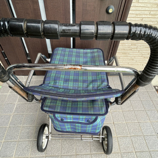 手押し車 歩行補助カート 介護 老人用カート 折りたたみの画像