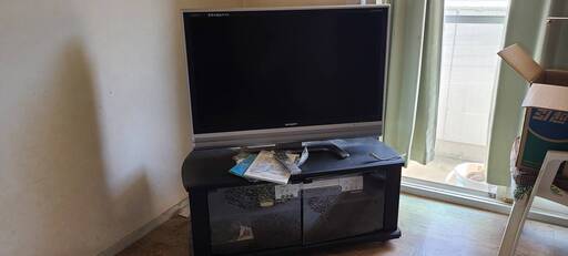 5000円 他に無料の品もあり バッチリ映ります 2009年製 液晶テレビ シャープ LC-37ES50 説明書 テレビ台 カード付