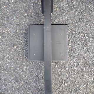 ポスト　門柱の画像