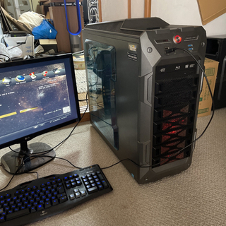 激安　ゲーミングPC モニターセット　ジャンク　SSD無し