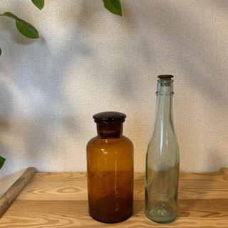 古道具　古い瓶　花瓶　レトロ