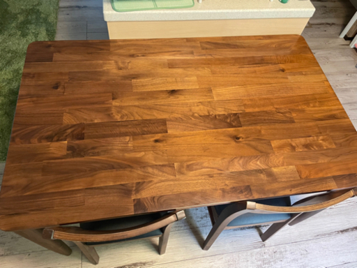 マルタ　ダイニングテーブル　1300 椅子2個付き