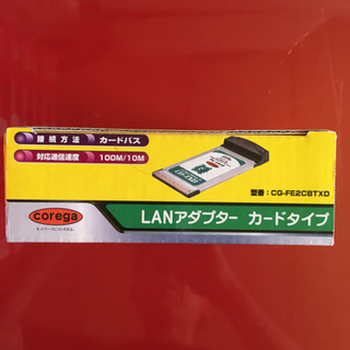 corega LANアダプター カードタイプの画像