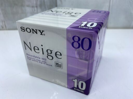 【愛品館八千代店】SONY Neige MD 80分　10枚セット
