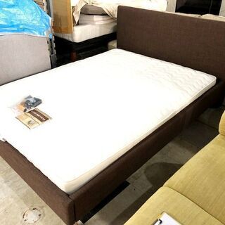 札幌近郊　送料無料　ﾆﾄﾘ　ﾀﾞﾌﾞﾙﾍﾞｯﾄﾞ　ﾌﾗｯﾄﾌﾚｰ...