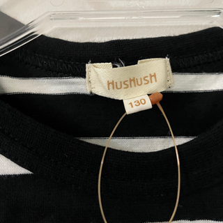 新品未使用！！HusHusH ハッシュアッシュ Tシャツ 130サイズの画像