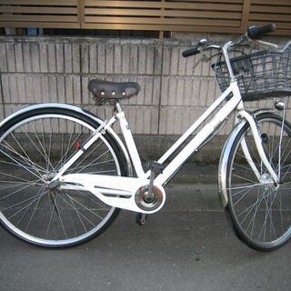 現役のママチャリ中古品ですがキッチリ整備してバッチリな27インチ自転車です。若干の値引き交渉OKです。の画像