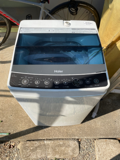 2018年製 Haier 洗濯機　4.5kg JW-C45A