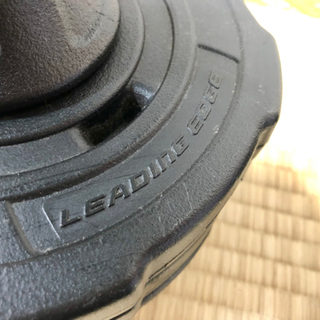 【LEADING EDGE】ダンベル10kg×2＋レースカーテンの画像