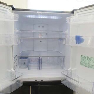 恵庭】三菱 475L冷凍冷蔵庫 自動製氷 14年製 MR-JX48LX-RW1 ブラウン