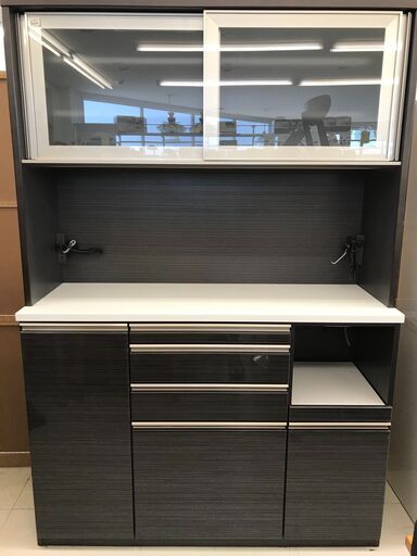 三幸ジャパン　レンジボード　ブラウン　W1393×H2050×480　W140　幅140　モイス付き　ソフトクローズ付き　クリーニング済み