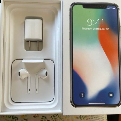 iPhone X  64G  シルバー