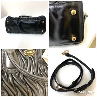 最終値引き【値下げしました】コーチ　COACH　ギャザードレザースモールサッチェル【未使用品】の画像