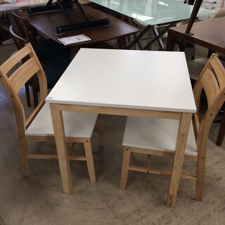 J630 ニトリ 北欧モダンスタイル 2人用ダイニングテーブルセ...