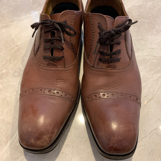 【中古】alfredoBANNISTER革靴（ブラウン、サイズ40）の画像