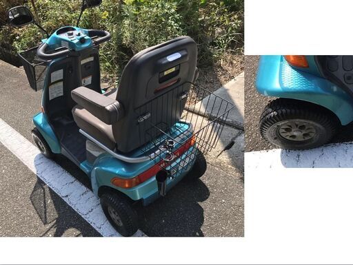 スズキ　セニアカー　ET4D6（　シニアカー　電動車いす　）　 動作確認済　　バッテリ新品　条件付き送料無料