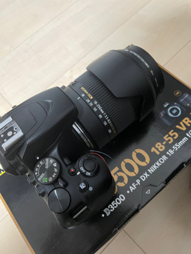 D3500レンズキット箱付き＋SIGMA18-250