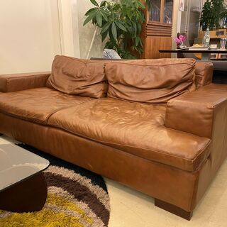 ACTUS アクタス fivebyfive 本革 ブラウン 中古品