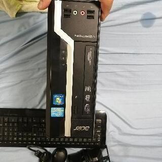 パソコン本体+無線キーボード・マウス+スピーカー+WPSofficeライセンスの画像