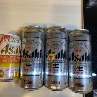 缶ビール4本