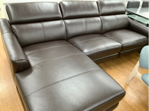 ネルソンL　レザー製 カウチソファー売ります！