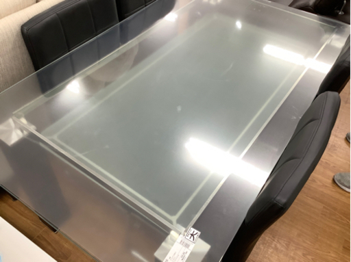 ガラストップ　ニトリのダイニング5点セット売ります！