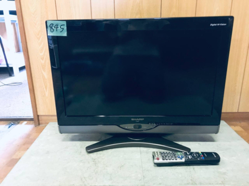 845番 SHARP✨液晶カラーテレビ✨LC-26DE7‼️