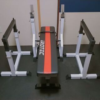 アイロテック ベンチプレス台 トレーニングベンチ セーフティバー