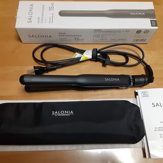 決まりました～SALONIA サロニア ストレートアイロン プロ...