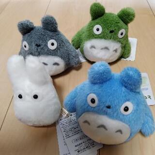 ジブリぬいぐるみ7点セット　トトロ　ネコバス　ジジ　テトの画像