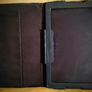 受付終了【無料】au Qua Tab タブレットケース カバー ブルー 3ヶ月間使用の画像