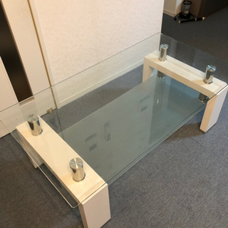 【引き取り中】ローテーブル(ガラス)の画像