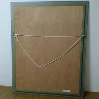 絵画　マーティロ　憂うつなふたり　シリアルナンバー入り　額の画像