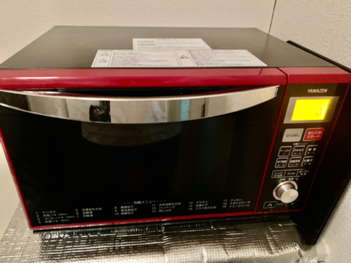 YAMAZEN YRE-F250V(R) オーブンレンジ　電子レンジ