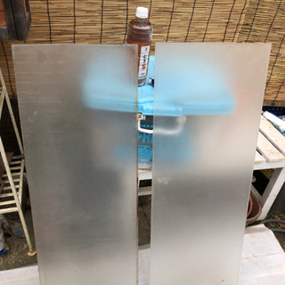 古刷り硝子　2枚