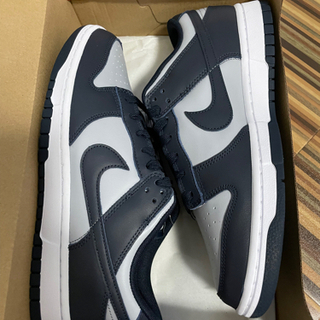 新品未使用 27cm NIKE DUNK LOW Retro Championship Grey ナイキ ダンク ロー レトロ チャンピョンシップ グレー　ジョージタウンの画像