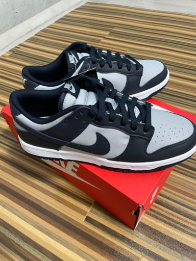 新品未使用 27cm NIKE DUNK LOW Retro Championship Grey ナイキ ダンク ロー レトロ チャンピョンシップ グレー　ジョージタウン