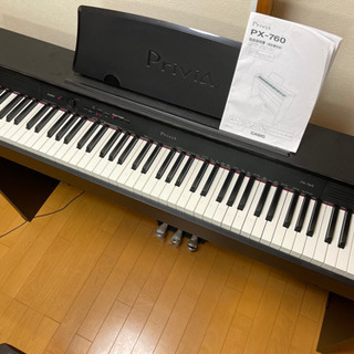 【売約済】カシオ CASIO Privia PX-760BK 88鍵盤 電子ピアノ スツール付